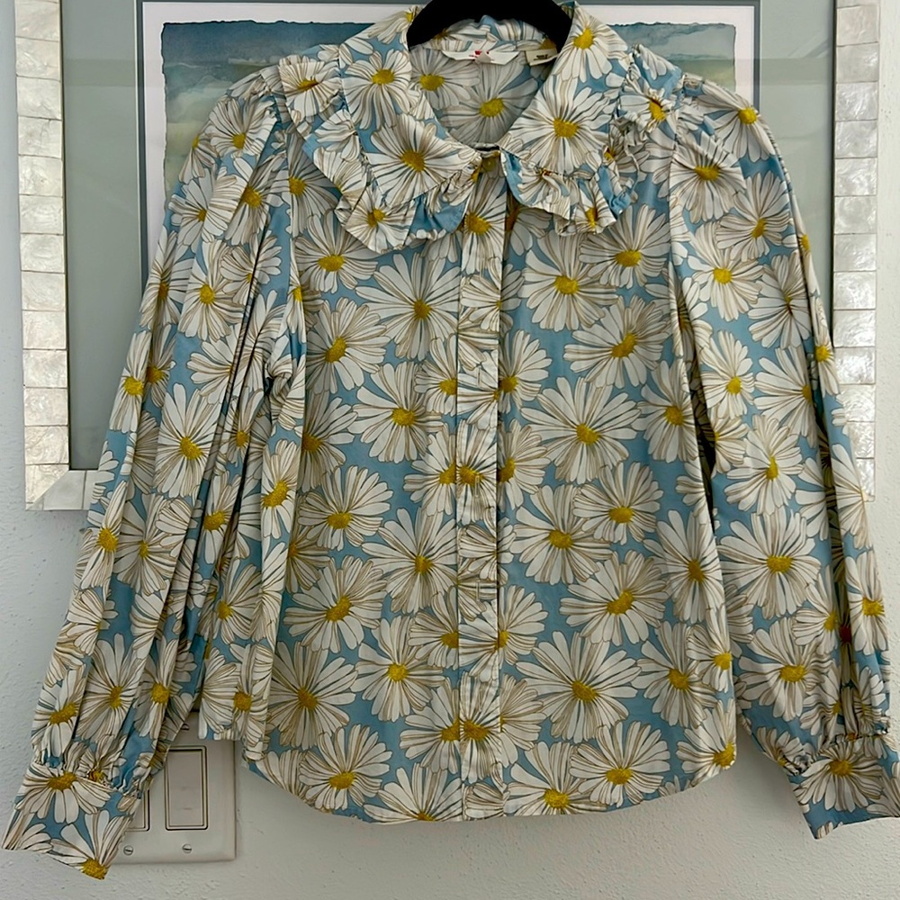 Levi’s button down daisy top